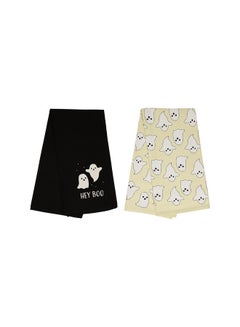 Buy Holiday Decor Kitchen Tea Fall Home Décor Set Of 2 Ghost Dish Towels in Saudi Arabia