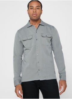 Buy Pocket Detail Regualr Fit Shirt in Saudi Arabia