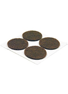 اشتري Tru-Guard 1 Inch Brown Felt Pads Pack Of 4 في الامارات