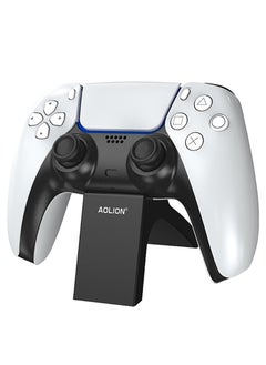 اشتري حامل سطح المكتب لوحدة التحكم في الألعاب من Aolion PS5 - تصميم عالمي لرف العرض Switch Pro/xbox Series x/PC/Steelseries/Steam والمزيد (أسود) في الامارات