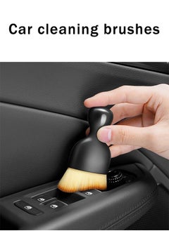 Buy Car Cleaning Soft Brush Interior Detailing Tool Dust Removal Air Conditioner Air Outlet Dashboard Seat Gap in UAE