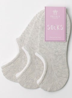 Buy Pack Of 3 Non Slip Ankle Socks in UAE