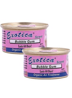 اشتري EXOTICA Organic Air Freshener Value Pack 2 count - Bubble Gum Scent في الامارات