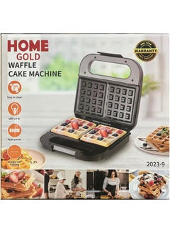 Buy Home Gold 800 Watt Non-Stick Waffle Maker Light Indicator Non-Stick grids for easy cleaning.- Compact and easy to store.- Efficient, uniform and fast heating for delicious crispy waffles in just minutes.- Dual-sided use. Makes 2 large Belgian waffles _ 1 year warranty in Egypt