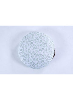 Buy Louis Round Floor Cushion 60cm Dia Green in UAE