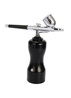 اشتري Mini Airbrush Air Compressor Kit Black 0.62kg في السعودية