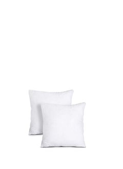 Buy CottonHub 1PCS Non Woven Cushion Hollow Fiber Polyester White 30x50cm in UAE