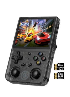 Buy RG353V Retro Handheld Game with Dual OS Android 11 and Linux, RG353V with 64G TF Card Pre-Installed 4452 Games Supports 5G WiFi 4.2 Bluetooth(Black) in Saudi Arabia