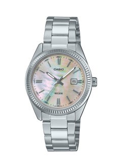 اشتري Mother Of Pearl Dial Analog Stainless Steel Ladies Watch LTP-1302DS-4A في الامارات