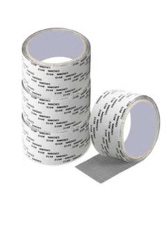 اشتري 4 Rolls Window Screen Repair Kit Tape Strong Adhesive Fiberglass Covering Wire Mesh Repair Tape For Screen Door And Window Screen Tears Holes Total في مصر