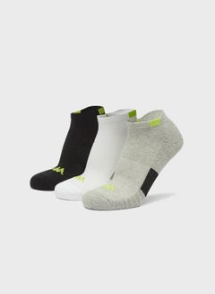Buy 3 Pack Logo Detail Ankle Socks in Saudi Arabia