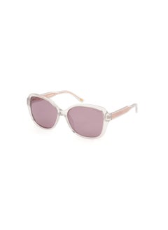 Buy Women's Rectangular Shape  Sunglasses SE635926D57 Lens Size: 57 Millimeter - Crystal in Saudi Arabia