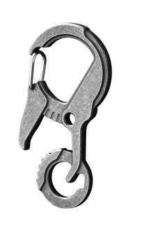 Buy Titanium Carabiner Keychain Clip, Key Chain with Bottle Opener and Key Ring Hole, EDC Tactical Quick Release Keychain Carabiner Clip, Car Keys Organizer Accessories for Men and Women in UAE