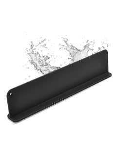 Buy Silicone Sink Splash Guard with Suction Cup, 17.3 x 4.1 Inch Black Splatter Screen for Kitchen, Versatile Sink Splash Protector, Easy to Install in UAE