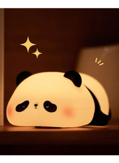 Buy Panda Night Light for Kids, Cute Panda Lamp Silicone Nursery Night Light Bedroom Nightlights USB Rechargeable Bedside Lamp for Baby Children Toddlers Women Teen Girls Breastfeeding Gift in UAE