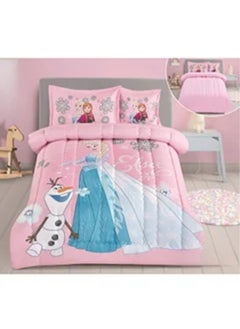 Buy Girls 4-Piece Duvet Cover Set, Two Sides, Microfiber, 170x230 Cm in Saudi Arabia