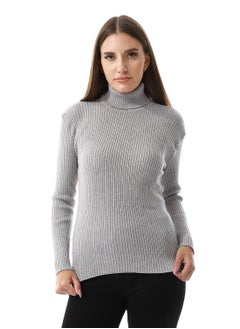 Buy Long Sleeves Slip On Ribbed Top in Egypt