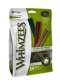 Buy Natural Grain Free Dental Stix Small Mix Brown 24+4Pc 420g in UAE