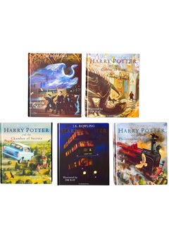 Buy Harry Potter: The Illustrated Collection (Books 1-5 Boxed Set) in UAE