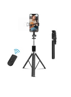 Buy NeePho Selfie Stick Tripod with Detachable Wireless Remote, Extendable Selfie Stick Tripod with LED Fill Light, for iPhone 14/14 pro/13/13 Pro/12/11/11 Pro/XS Max/XS/XR/X/8/7 and Android Smartphone in Egypt