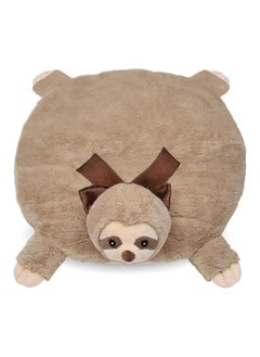 Buy Bearington Baby Lil Speedster Tummy Time Mat, 30 X 30 Inch Sloth Plush Stuffed Animal Blanket, Sloth Baby D Cor in UAE