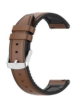 Buy Leather Bands Compatible with Huawei Watch GT4 Pro/GT4 46mm/GT Runner/Watch 4 Pro/Watch 4 Wristband Strap Replacement Bracelet for Huawei GT 3 46mm/GT 2 Pro Brown in Egypt