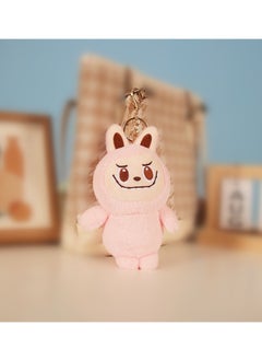 Buy Labubu Plush Toy Keychain Charm Gift Frown Labubu Keychain in Saudi Arabia