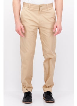 اشتري Men Regular Fit Golf Pants, Khaki في الامارات