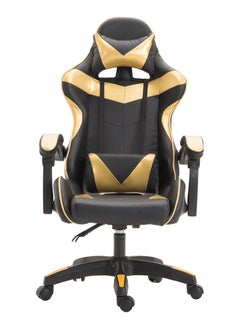 Buy Gaming Chair Office Chair Ergonomic High Back Gaming Chairs Reclining & Height Adjustable Computer Chair with Neck and Lumbar Support Comfortable Chairs Black/Gold in Saudi Arabia