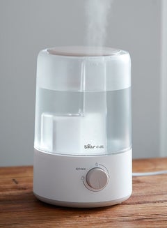 Buy 3L Tabletop Humidifier Top Fill Water Transparent Tank Quiet Cool Mist Humidifier Step-less Mist Adjust Air Humidifier for Bedroom (2 Pin Plug) in UAE