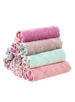 Buy Microfiber Cleaning Towel 10 Pcs in UAE