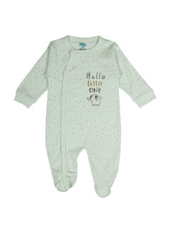 Buy BabiesBasic 100% cotton Printed Long Sleeves Jumpsuit/Romper/Sleepsuit with feet covering for babies in UAE