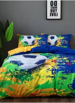 Buy Single size 4 pcs duvet cover set Bedding set without filler. in UAE