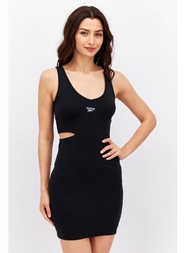 Buy Women Sportswear Fit Sleeveless Outdoor Dress, Black/White in UAE