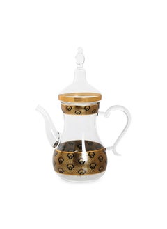 اشتري Elan Glass Teapot Gold/Black في الامارات