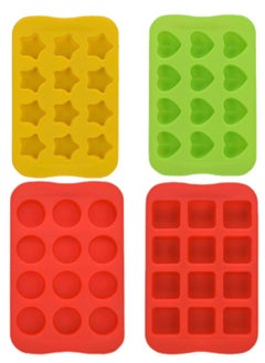 اشتري Goolsky 4-Piece Chocolate molds with different shapes, ice block molds في الامارات