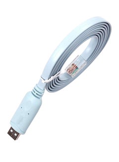 Buy USB Console Cable For Cisco Routers Light Blue in Saudi Arabia