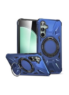 Buy SHIELD EGYPT For Samsung Galaxy A34 Case Mag-Safe Magnetic Shockproof Phone Case with Ring Holder (Blue) in Egypt