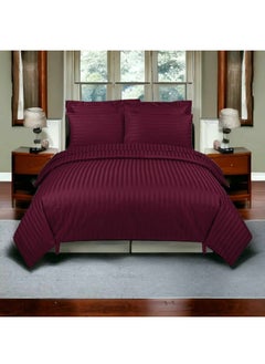 Buy 4-Piece Hotel Style Duvet Cover Set Without Filler King Size in Saudi Arabia