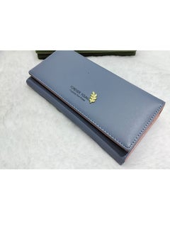 Buy Wallets for Women Leather Cell Phone Case Holster Bag Long Slim Credit Card Holder Cute Minimalist Coin Purse in UAE