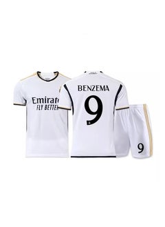 Buy M MIAOYAN Benzema Real Madrid Club Adult Football Jersey in Saudi Arabia