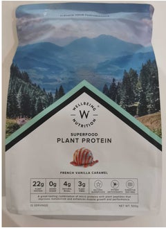 Buy Plant Protein French Vanilla Caramel 500G in Saudi Arabia