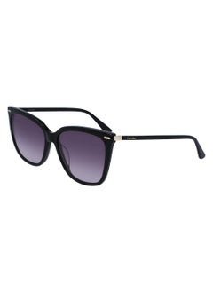 Buy Full Rim Acetate Modified Rectangle Calvin Klein Sun Ck22532S 5616 (001) Black in Saudi Arabia