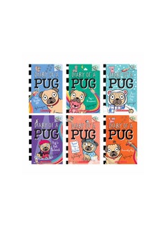 اشتري Diary of A Pug 6 Books في الامارات