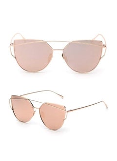 Buy ORiTi Classic designer Fashion Retro Aviator Women Sunglasses Pink Mirrored Lenses [BTT-01] in UAE