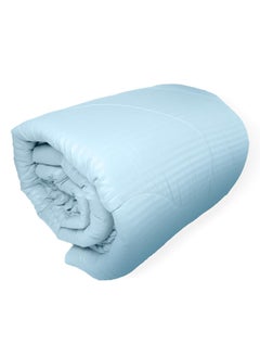 Buy Sky Blue Duvet Insert Cotton 200x220cm in UAE