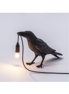 Buy Lucky Bird Decorative Night Light, Crow Wall Lamp, Table Lamp, Home Furnishings, Bedroom Bedside, Living Room (Black Standing) in Saudi Arabia