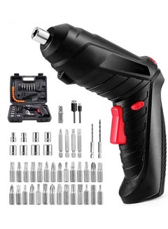 Buy 47-In-1 Rechargeable And Rotatable Cordless Electric Cordless Screwdriver Drill With Built-in LED,Cordless Screwdriver in UAE
