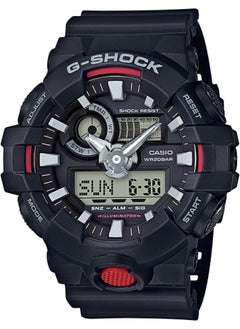 Buy G-Shock GA-700-1A Analog Digital Black Resin Strap Alarm Men's Watch in Saudi Arabia