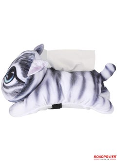 Buy Car Tissue Box Cute Cartoon Soft Plush Napkin Tissue Paper Holder Portable Paper Package Case Car Seat Tissue Box Car Styling Accessories in UAE